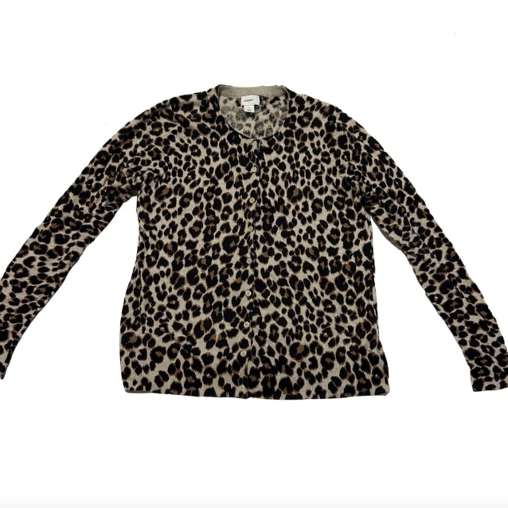 Leopard Print Old Navy Cardigan
